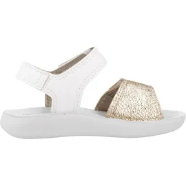 GEOX B Lightfloppy Sandal Weiß Gold 23