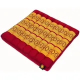 Guru-Shop Sitzkissen Sitzkissen, Bodenkissen, Bodenmatte Thai, aus.. rot