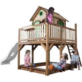 Axi Spielhaus Liam 377 x 255 cm Braun/Grün