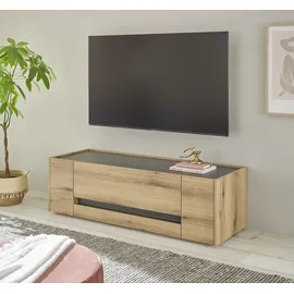 Home Affaire City/Giron Lowboard 140 cm Beige Holzwerkstoff