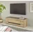 Home Affaire City/Giron Lowboard 140 cm Beige Holzwerkstoff