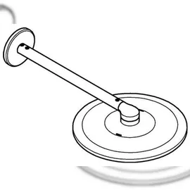 Grohe Rainshower SmartActive 310 h graph. geb., Br.Arm 43cm, 2 Stahlarten