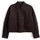 someday. Kunstlederjacke mit Knopfleiste Modell NYLIA Dunkelbraun, 40