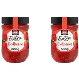 Schwartau Extra Erdbeere, Konfitüre, 600g (Packung mit 2)