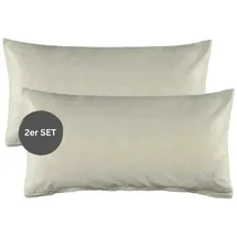 Esprit Renforcé Kissenbezüge HARP - 2er Set 40x80 cm Grau
