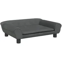 vidaXL Kindersofa vidaXL 70 x 45 x 26 cm Kiefer dunkelgrau