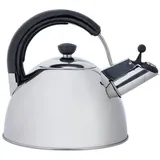 Onvaya ONVAYA® Wasserkessel aus Edelstahl 2,5 L | Wasserkocher | Teekocher | Klassischer Flötenkessel mit Pfeifton | induktionsgeeignet