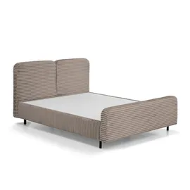 beautysofa LEA 180 x 200 cm Beige/Bronze