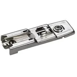 Möbel-Linear-Montageplatte,Distanz 3mm, Sensys, 9075096,Stahl vernickelt