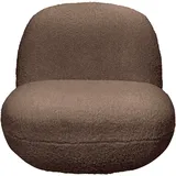 ed exciting design Drehsessel ED EXCITING DESIGN "Chris", braun, B:85cm H:70cm T:99cm, 100% Polyester, Sessel, Drehsessel, frei im Raum stellbar, drehbar