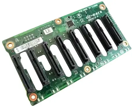 Lenovo 7XH7A05906 Hard Drive Backplane 2.5 I/O ports panel Grün
