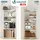 VOUNOT Lagerregal Holz 150x70x30cm braun