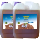 20 Liter Leinöl Leinsamenöl frisch nativ kaltgepresstes Leinöl für gesunde Energie 2 x 10 Liter