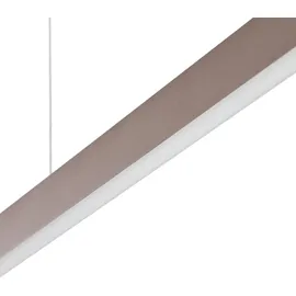 LUCANDE Mylosh 1-flg. dimmbar 110 cm Modern / Braun