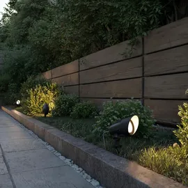 Philips Außenstandleuchte Kunststoff 18,7 cm Solar 1,4 W schwarz