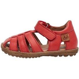 NATURINO SEE-Halb geschlossene Sandalen aus Leder, rot 32