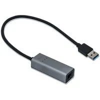 iTEC i-tec USB 3.0 Netzwerk Adapter 0,28m Typ-A zu Gigabit Ethernet St./Bu. grau