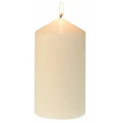 Stumpenkerze champagner 70x130mm