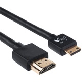 Maclean Brackets Maclean MCTV-713 Ultra Slim Hochgeschwindigkeits HDMI Kabel Audio Video Ethernet vergoldet 4K 3D FullHD (HDMI-miniHDMI 3m)