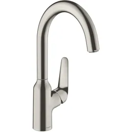 Hansgrohe Focus M42 220 1 jet messing edelstahl Finish 71802800