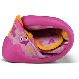 Affenzahn Hausschuh Baumwolle Movy Vogel für Kinder, rosa, 24 EU