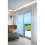 K-HOME Plissee COMO 50 x 130 cm Iceblau