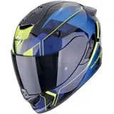 Scorpion EXO-1400 Evo Air Intensio, Integralhelm - Schwarz/Blau - XXL