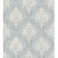 Rasch Textil Papiertapete Ornament 53 x 1005 cm grau/silber 218121