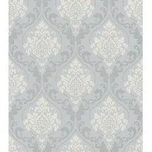Rasch Textil Papiertapete Ornament 53 x 1005 cm grau/silber 218121