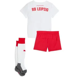 Puma RB Leipzig 25/26 Heimtrikot-Minikit Kinder 01 - PUMA white/for all time red 116 rot 116