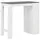 vidaXL Bartisch mit Regal 110 x 50 x 103 cm Weiß