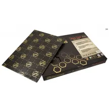 STP Dämmplatte 750 x 500 x 2,3 mm Alubutyl Gold/Schwarz