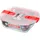 Pyrex 211PH00/7146 mikrowellengeeigneter Aufbewahrungsbehälter aus Glas,