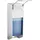 Relaxdays Eurospender, 1000 ml, Desinfektionsmittel, Seife, Ellenbogen-Hebel, Wandbefestigung, Hygienespender, silber
