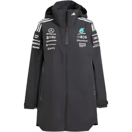 adidas PERFORMANCE Sportjacke MERCEDES - AMG PETRONAS FORMULA ONE TEAM MYSHELTER, Größe S in schwarz / weiß XS-SxNormalgrößen