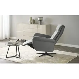 Wohnwert Funktionssessel Maxima Mikrofaser 87 x 120 x 97 cm Grau elektrisch