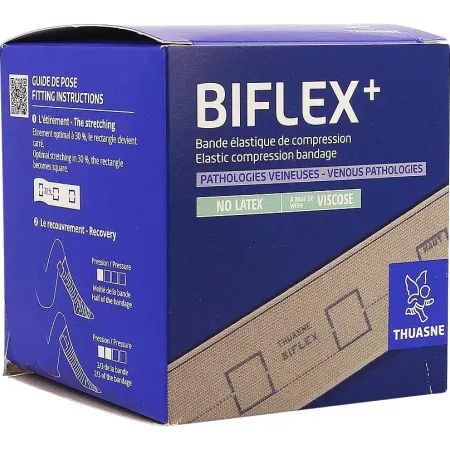 Thuasne Biflex 16 + Leicht Kalibriert Beige 8cm x 4m 1 Stück
