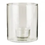 ib laursen Kerzenhalter Teelichthalter Glas Klar
