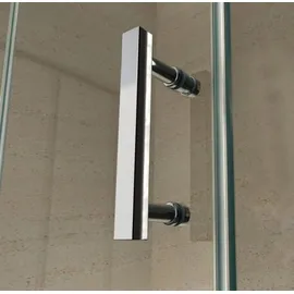 Bernstein EX416 Eckdusche mit Drehtür 100 x 195 cm Gelb Echtglas