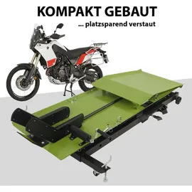 Trutzholm Motorradhebebühne hydraulisch 560 kg Breite 60 cm Schwerlast Scherenheber Mot... Grün
