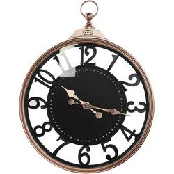 Wanduhr ALLOZA Kunststoff Schwarz