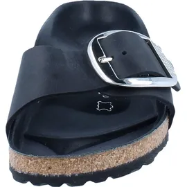 Birkenstock Madrid Big Buckle Nubukleder geölt schwarz 37