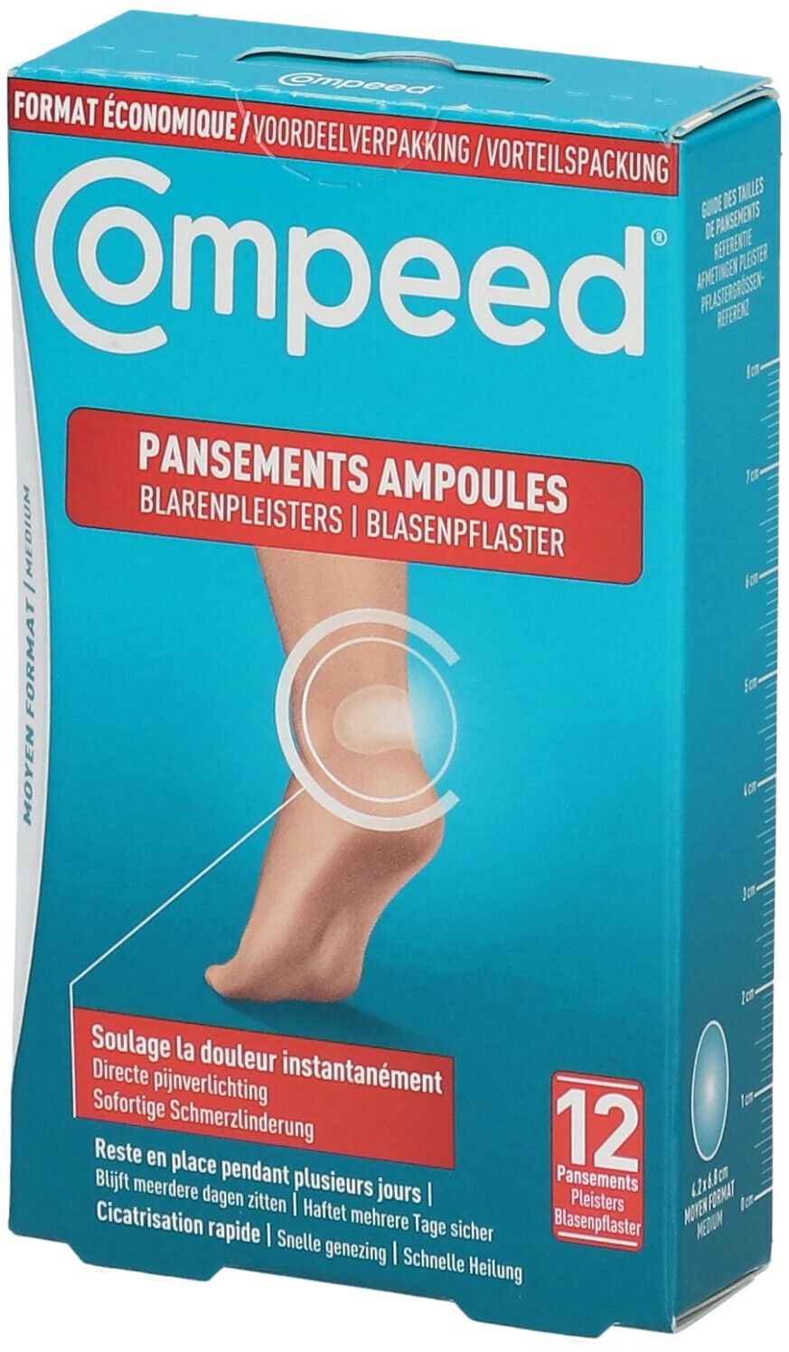 Compeed® - Pansements Ampoules Moyen Format Economique x12 12 pc(s) pansement(s)