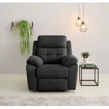 Home Affaire Relaxsessel HOME AFFAIRE "Lannilis mit Liegefunktion, Fernsehsessel", grau (anthrazit), B:97cm H:100cm T:92cm, Webstoff 95% Polyester 5% Nylon, Sessel, Relaxsessel, mit manueller und elektrischer Relaxfunktion, anthrazit