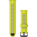 Garmin Wechselarmband 22mm, passend für Forerunner 955 und 965, Zitronengelb/ Schwarz