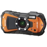 Ricoh WG-80 orange Digitalkamera 16 Megapixel Orange inkl. Akku Full HD Video, Integrierter Akku, mi