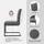 OTTO home Esszimmerstuhl Geranie Polyester grau