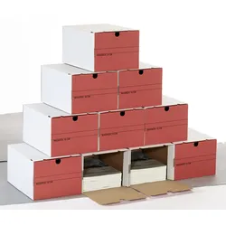 Top-Print Archivboxen für individuelle Aufbewahrung 24,4 x 32,1 x 18,5 cm