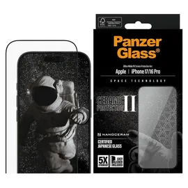 Panzer Glass Ceramic II Displayschutz für iPhone 17/iPhone 16 Pro