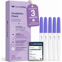 HomeVital Ovulationstest Kinderwunsch – fruchtbare Tage & Eisprung erkennen